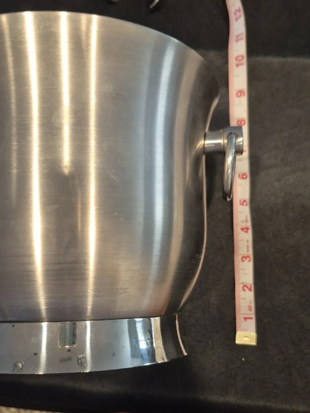 Princess House Stainless Steel 3.5 Quart Ice Bucket with Tongs